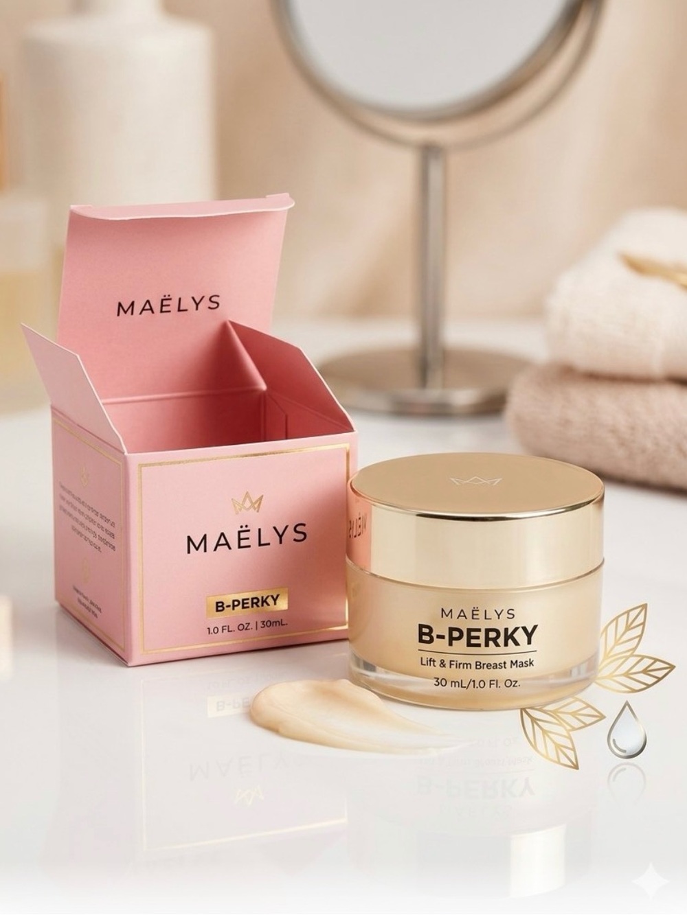 Maëlys B-PERKY Lift & Firm Breast Mask - Pink